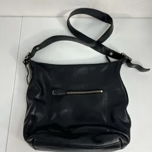 Coach Medium Shoulder Bag Legacy Penny Hobo 19889 Silver Hardware Black Leather thumbnail 6