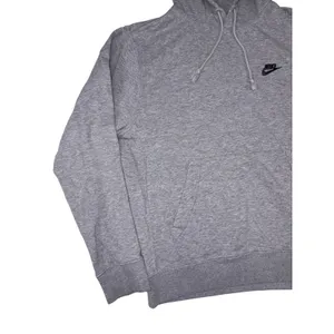 Nike Sportswear Women's Small Grey Pullover Hoodie Embroidered Logo Fleece thumbnail 9