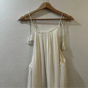 Alice‎ + Olivia Danna Tie-Strap Short Dress Crochet Embroidered White Size Small thumbnail 10