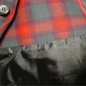 Pendleton Wool Blazer Womens 16 Red Plaid Jacket Office Career Old Money Preppy thumbnail 11
