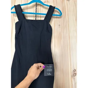 NWT Lulus Persuasion Black Ruffled Bodycon Midi Dress Party Casual Size XS thumbnail 5