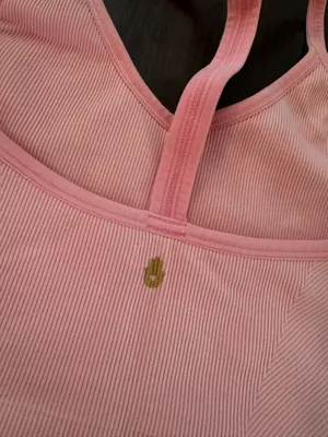 Spiritual Gangster Ribbed T-Back Bralette Bubblegum Pink Size XS/S thumbnail 6
