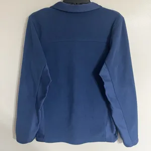 Columbia Women's Fleece Quarter‎ Zip Sweatshirt Size Small Blue Long Sleeve thumbnail 10