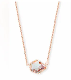 NWT Kendra Scott Tess Dichroic Glass Necklace thumbnail 1