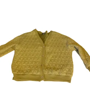 Mecloth Olive Green Quilted Knit V Neck Cardigan (Xl) thumbnail 7