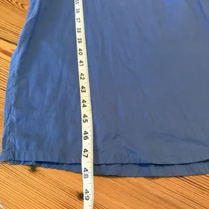 Vtg April Cornell Maxi Dress Sz Small Cornflower‎ Blue Prairie Cottagecore Fairy thumbnail 9