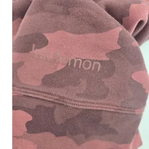 Lululemon Sweatshirt Womens 12 Perfectly Oversized Crew Brier Rose Camo EUC thumbnail 5