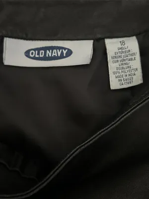 Old Navy faux leather mini skirt thumbnail 2