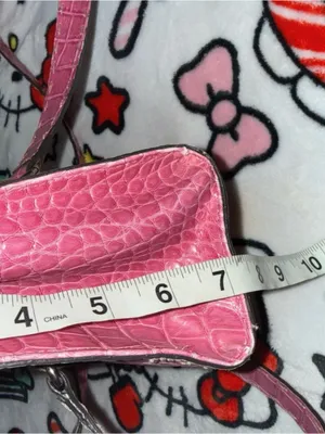 Vintage Liz Claiborne Faux-Croc Shoulder Bag thumbnail 8