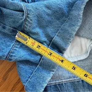 Paris Sports club size 6 vintage Jean‎ shorts bareback thumbnail 7