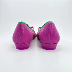 Poetic Licence Danty Doll Shoes 7 Pink Cherry Bow Rhinestone Peep Toe NWOB thumbnail 9