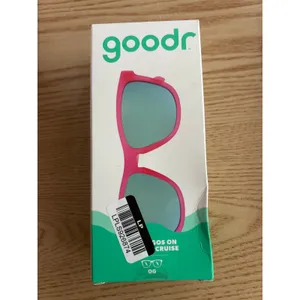 New 😎 Goodr OG Sunnies Flamingos 🦩on a Booze Cruise Pink Sunglasses Unisex thumbnail 4