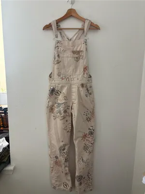 Free people we the free ziggy doodle overalls thumbnail 2