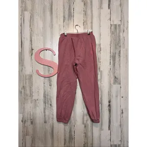 Women’s Pink Sweatpants Joggers Size Small – Cozy Fit, Elastic Waist & Cuffs thumbnail 5