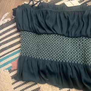NWT‎ Free people green smocked crop top size XS thumbnail 5