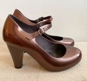 Melissa Shoes Mary Jane Womens Size 6 Brown Copper thumbnail 1