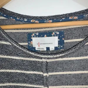 Anthropologie Devin sweatshirt textured striped brand‎ new with tags thumbnail 4