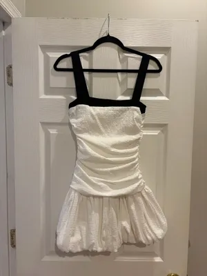 ZARA Dress balloon textured dress thumbnail 2