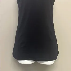 Lululemon Black Women's Racerback Tank Top Mesh Built-in Bra Size 6 thumbnail 3