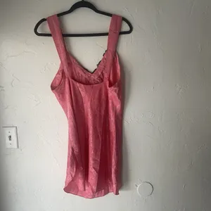 Victoria's Secret Vintage 90s Medium‎ Pink Satin Lace Floral Coquette Sleepwear thumbnail 5