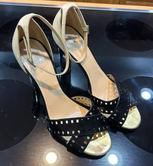 Kate Spade New York Fresia porcelain patent black platform‎ sandal heels size 10 thumbnail 1