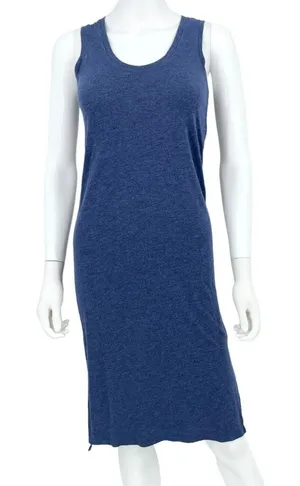MADEWELL Dress Women Size XXS Maxi Navy‎ Blue Nightfall Sleeveless Jersey Tank thumbnail 1