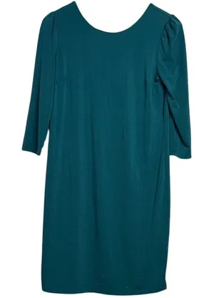 Rosie Pope Audra Maternity 3/4 Sleeves Mini Dress Scoop Back Back XS Ocean thumbnail 1