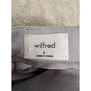 Wilfred Women's Sleeveless Jumpsuit Size 8 Gray V-Neck Waist Tie Casual thumbnail 9