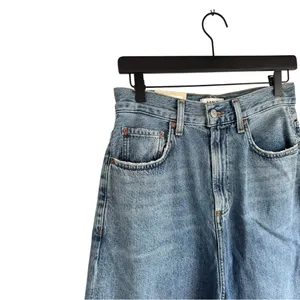 Agolde Valeria High Rise‎ Loose Baggy Jeans Temor Wash 24 thumbnail 7