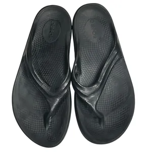 OOFOS Oolala Oofoam Recovery Sandals Womens 9 Black‎ Lightweight Comfort Shoes thumbnail 2