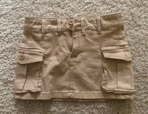 SheIn Khaki Mini Cargo Skirt thumbnail 1