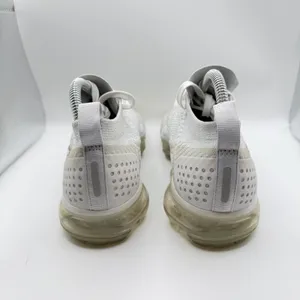 Nike Air Vapormax Flyknit 2 Triple White Vast Grey 942843-105 Women's Size 8.5 thumbnail 4
