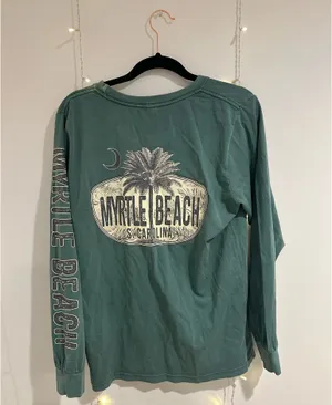 Myrtle Beach Long Sleeve Green thumbnail 2