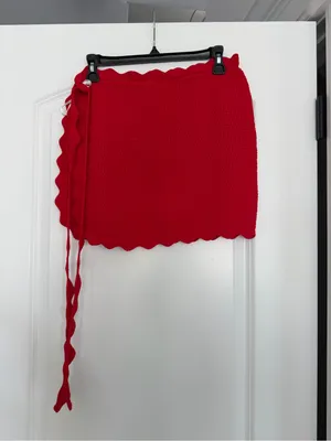 Kulani Kinis Scalloped Edge Knit Cover-Up Sarong thumbnail 3
