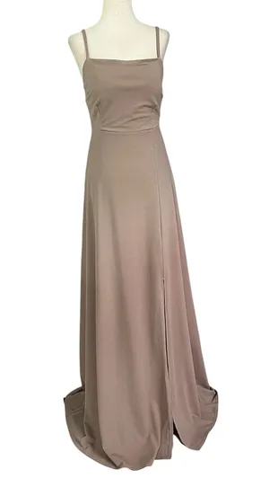 Birdy Grey Rose Mauve Party Bridesmaid Long Dress Women Size Medium | 34-2 thumbnail 1