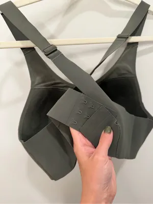 Gymshark Cross Back Sports Bra Olive Green High Support Size Large thumbnail 3