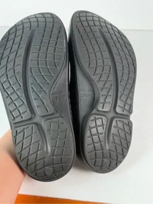 OOFOS OOahh Sport Slide Sandals Women’s 7 Men’s 5 Black Recovery Comfort EU 38 thumbnail 6
