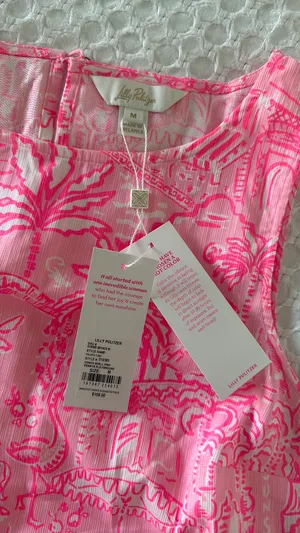 NWT Lilly Pulitzer Palmita Tunic top thumbnail 3