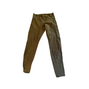 Lululemon Wunder Under Leggings Size 12 Sage Olive Green Sweat Wicking Stretch thumbnail 2