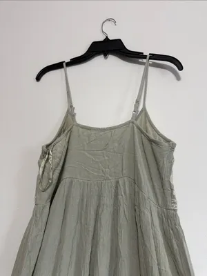 Sim & Sam Embroidered Sage Green Maxi Dress thumbnail 7