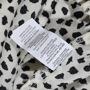 PrettyLittleThing Black Dalmatian Print Smocked Waist Tie Front Mini‎ Dress 6 thumbnail 5