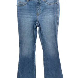 SPANX Flare Jeans Vintage Indigo High Rise Pull On Shaping Blue Size Large thumbnail 5