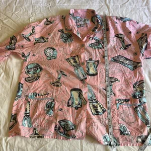 Vintage Esleep Boxers Light Pink Pajama Set Size Large thumbnail 8