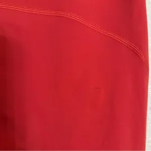 Vuori Women's Orange stride ziper pocket Leggings size XS thumbnail 4