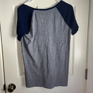 Victoria's Secret PINK NFL New England Patriots Go Pats Raglan V-Neck T-Shirt. P thumbnail 3