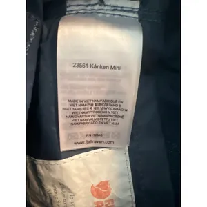 Fjallraven Kanken Mini Backpack Blue Vinylon F Travel Bag thumbnail 5
