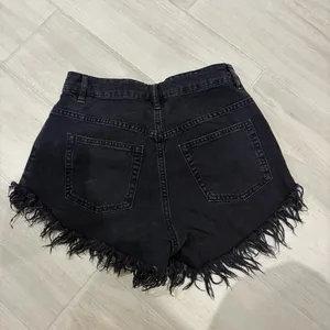Garage Black Mini Festival Cheeky Denim Shorts Size 25 thumbnail 4
