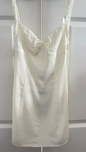White Fox You Boutique No Hang Up Mini Dress White S thumbnail 1
