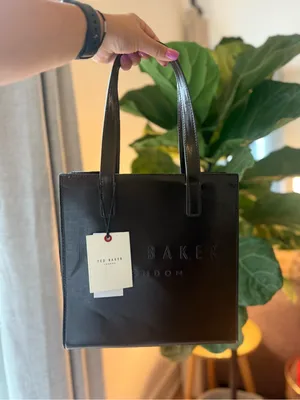 Ted Baker London The Icon Small Tote Embossed In Dark Brown thumbnail 6
