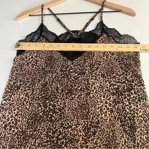 1. State Chiffon Leopard Animal Print Lace Cami Y2K‎ Mob Wife thumbnail 11